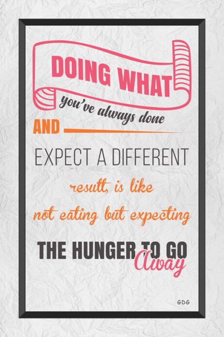 A poster with some words on it