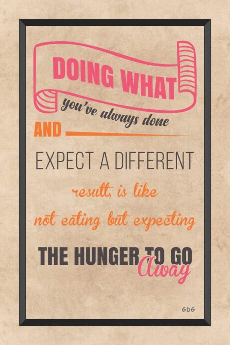 A poster with some type of saying on it