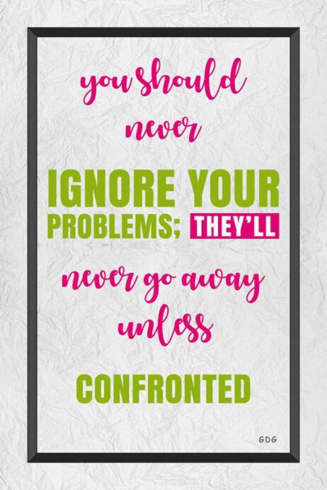 A quote is displayed on the screen of an iphone.