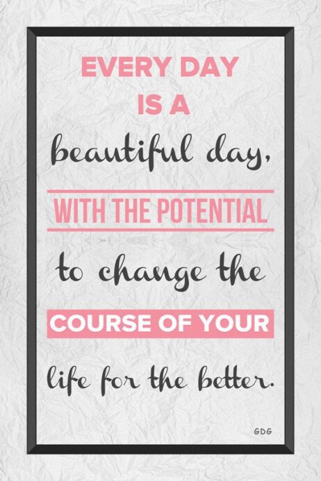 A quote is displayed on the screen of an iphone.