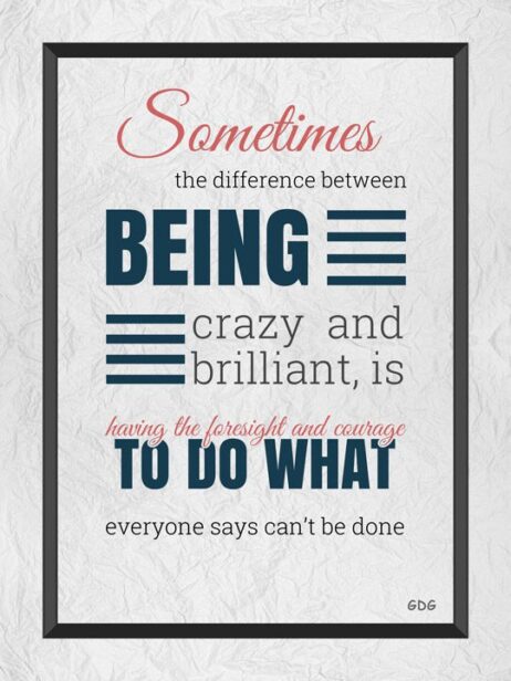 A poster with some words on it