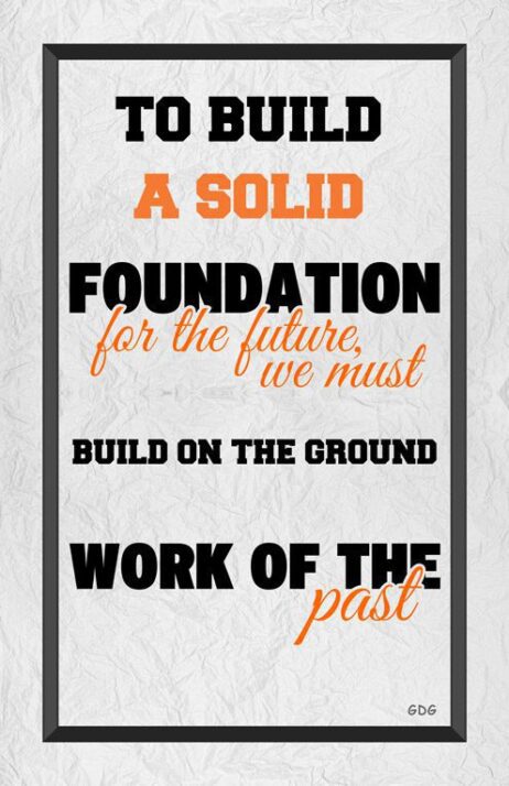 A series of words that are written in orange.