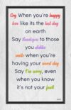 A poster with the words love like its the last day on earth.