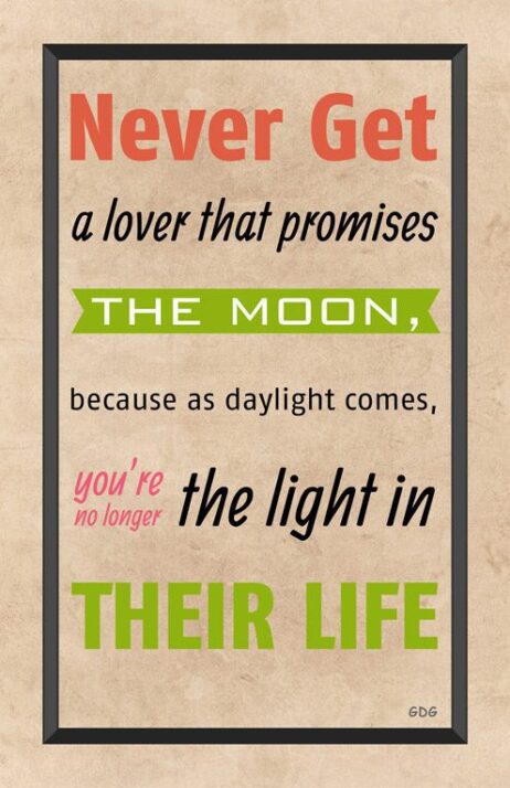 A quote is written on the paper.