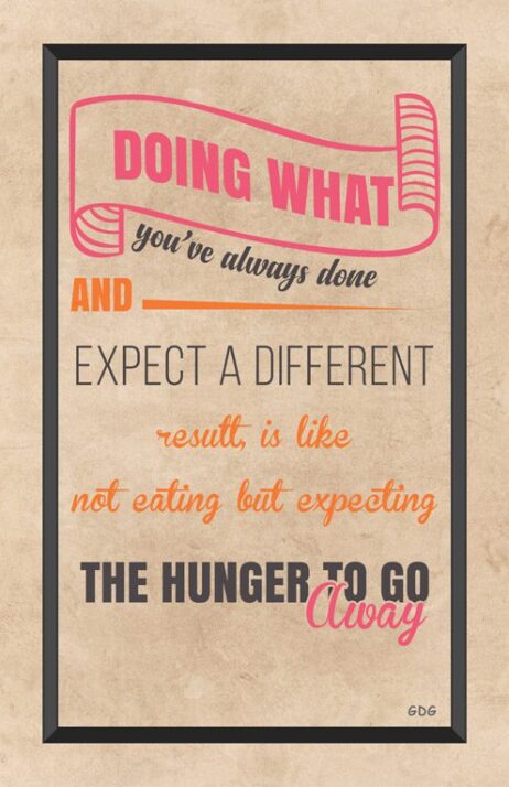 A poster with some words on it