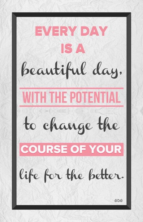 A quote is displayed on the wall.