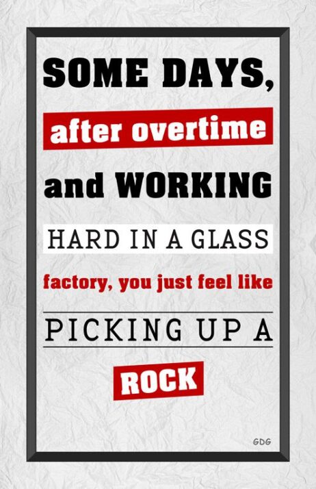 A poster with some words on it