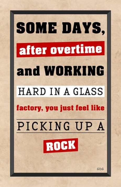 A poster with some type of words on it